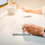 affiliate marketer at a computer