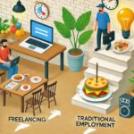 freelancing vs traditional employment