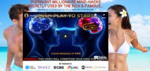 overnight millionaire sales page