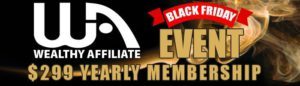 wealthy affiliate black friday